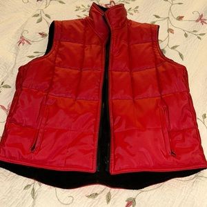 Reversible, Red And Black Vest